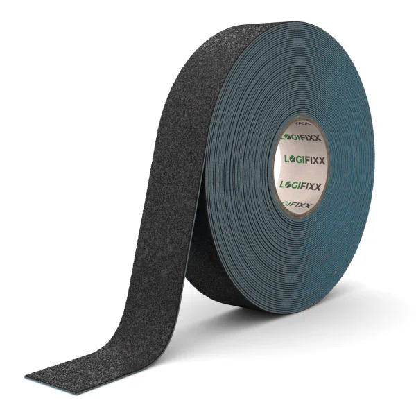 Bodenmarkierungsband antirutsch hochbelastbar selbstklebend schwarz 50 mm x 12,5 m