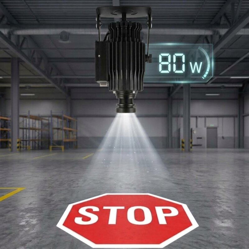 LED Projektor 80W mit einfachem Motiv