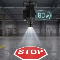 LED Projektor 80W mit einfachem Motiv