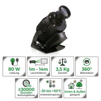 LED Projektor 80W mit einfachem Motiv