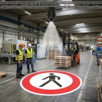 LED Projektor 80W mit einfachem Motiv