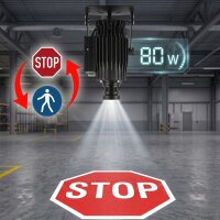 LED Projektor 80W mit Wechselmotiv